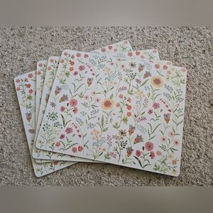 Williams Sonoma floral placemats, set of 4